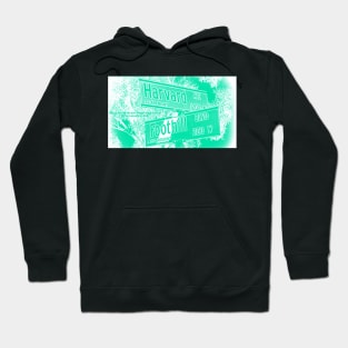 Harvard Avenue & Foothill Boulevard, Claremont, California by Mistah Wilson Hoodie